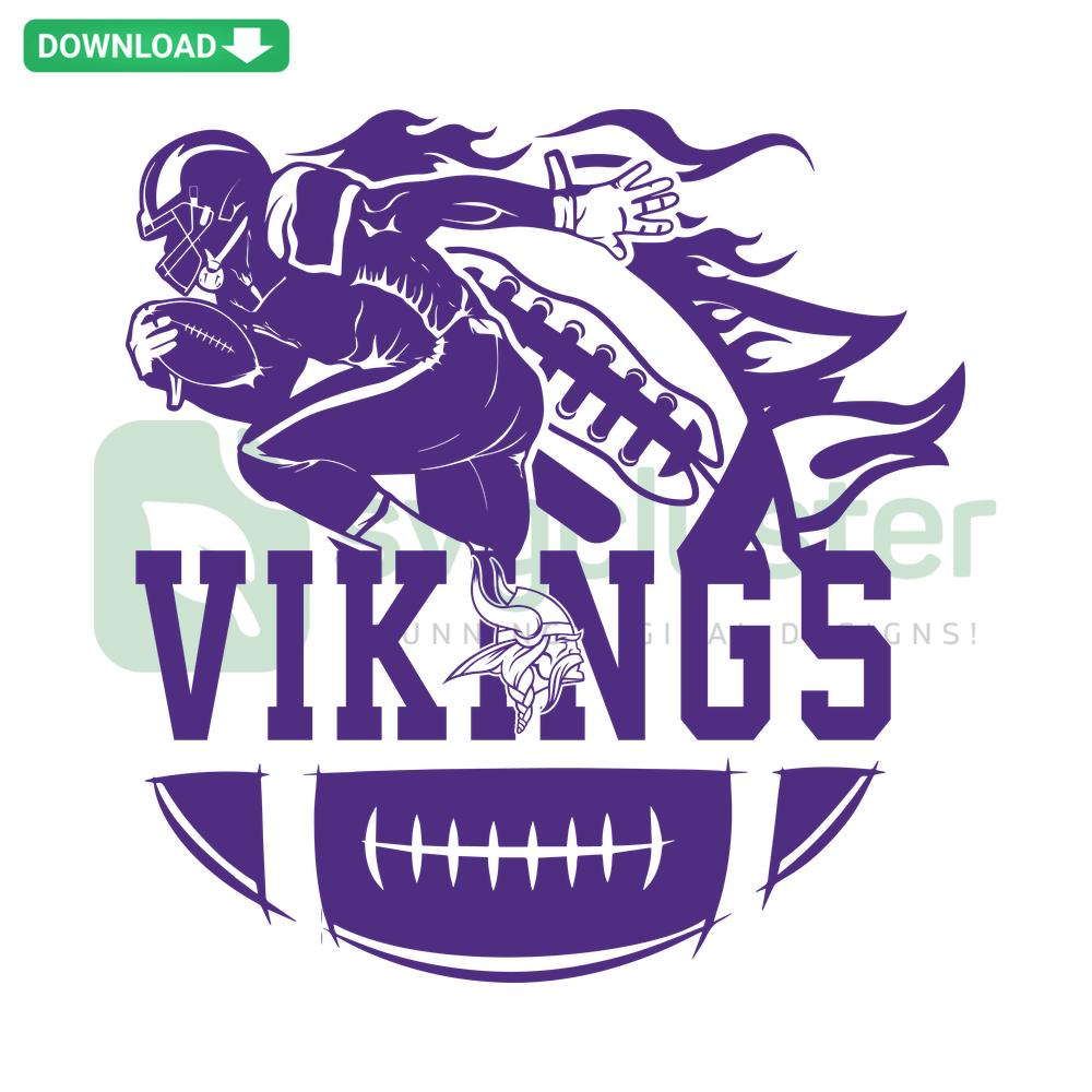 Minnesota Vikings 1961 Player SVG, Vintage Football Cricut Design, High-Quality SVG Download for Crafting and DIY Projects.