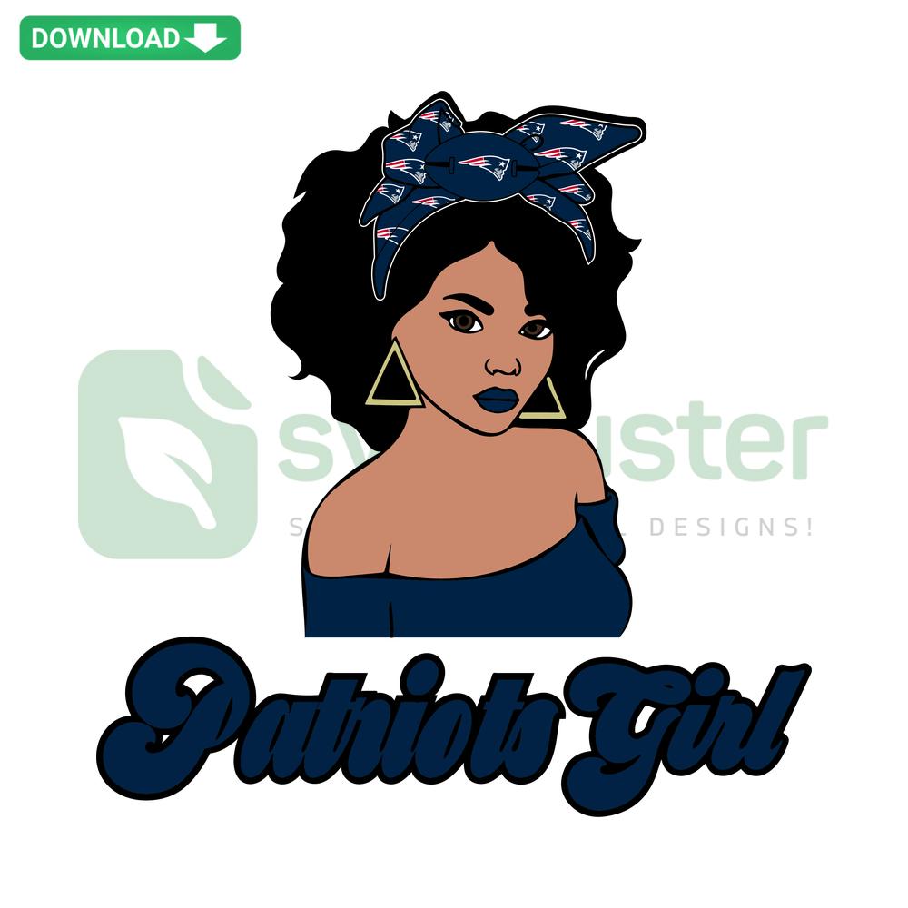 Patriots Girl SVG: American flag lips, patriotic DIY crafting design for Cricut/Silhouette, instant digital download.