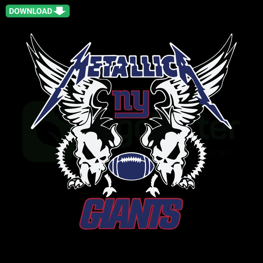 Metallica Giants SVG design, digital download for rock-themed wall art, perfect SVG files for music lovers, artistic decor.