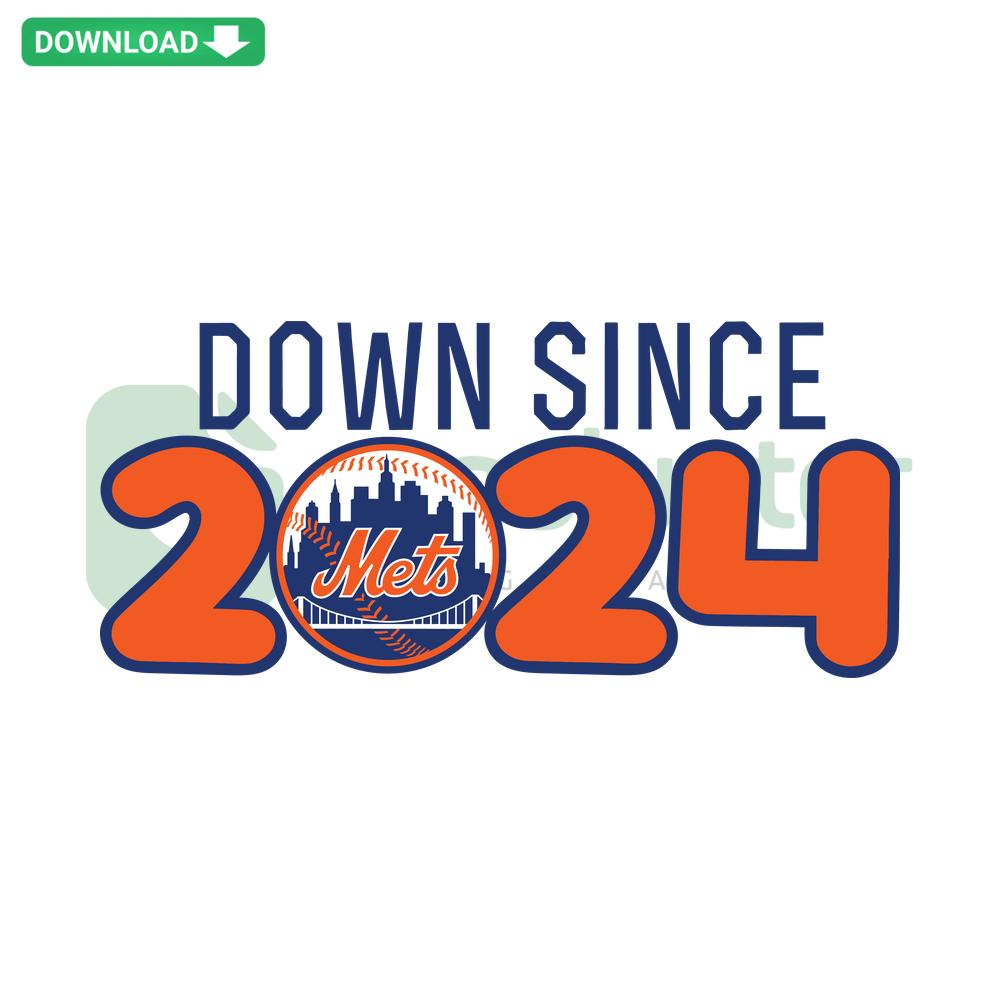 New York Mets 2024 SVG Cricut Design: Baseball Theme, Vintage Style, Blue & Orange Logo, Digital Download Graphic Files