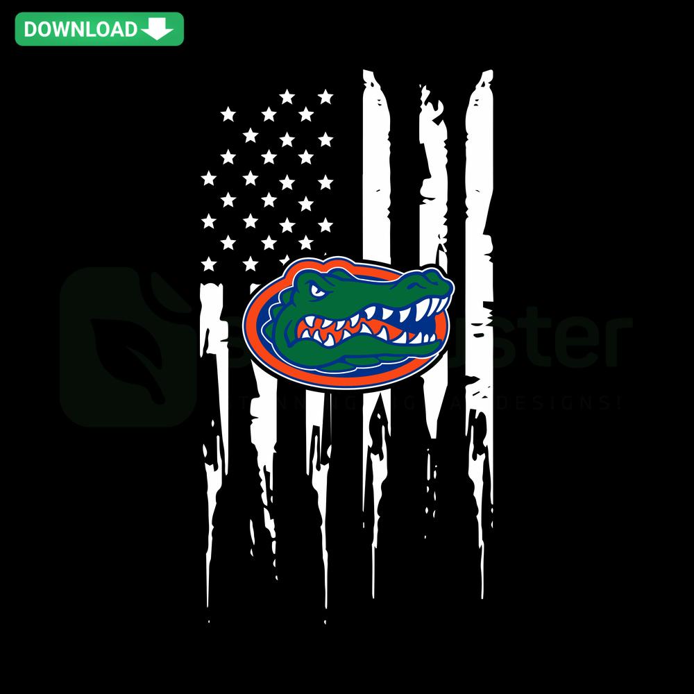 Florida Gators Football Flag SVG, Instant Download for Cricut, Vibrant Design with Gators Logo and Team Colors, Digital File