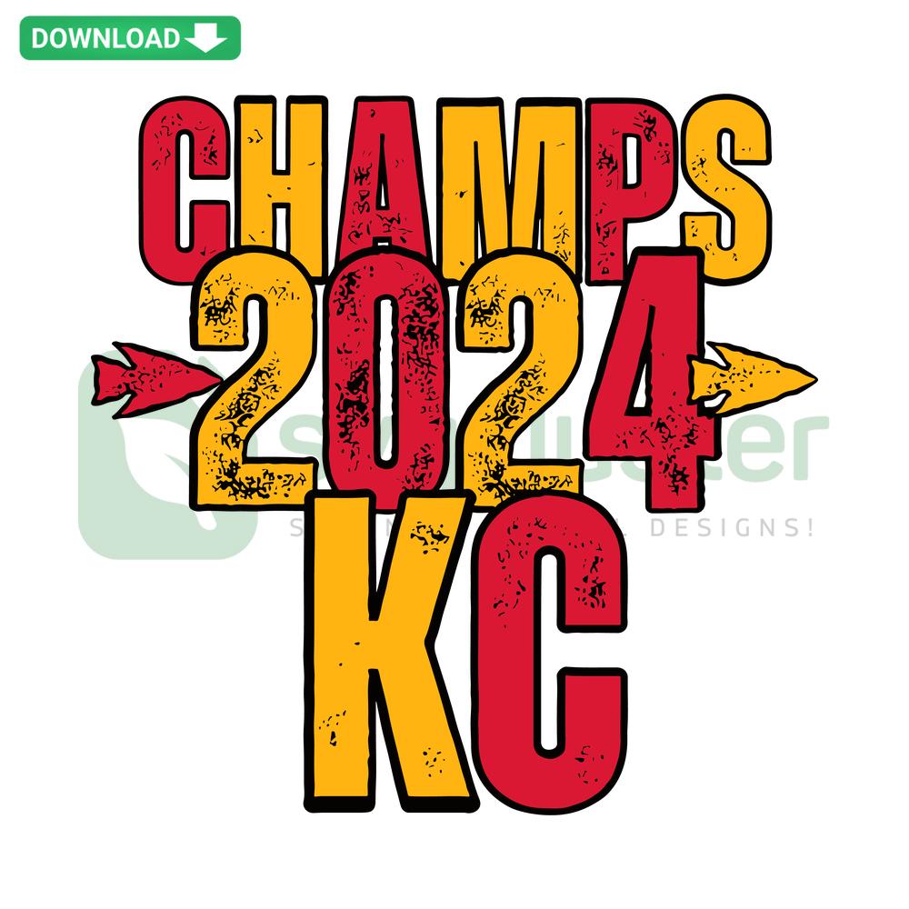 KC Chiefs Super Bowl Champs SVG, detailed football helmet/goalpost design, digital download, perfect for sports crafts and projects.