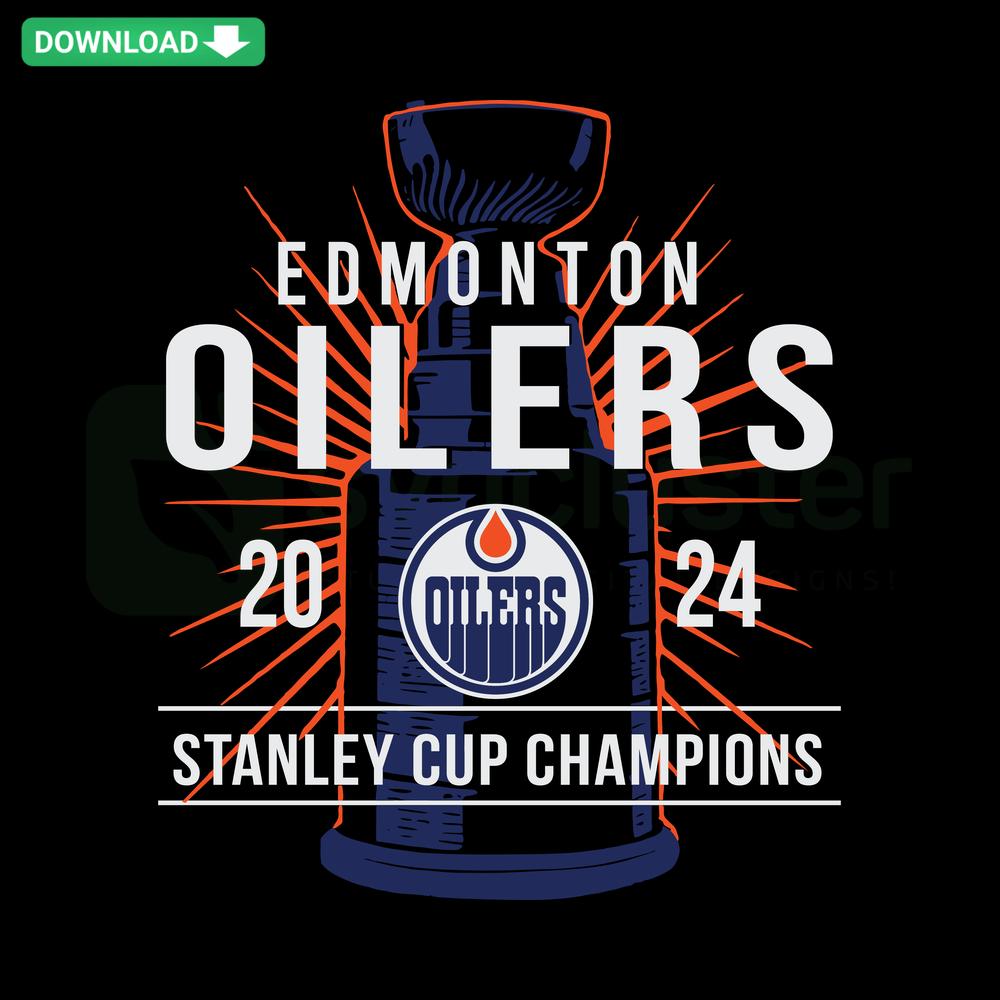 Edmonton Oilers Final Round SVG design; ideal for Cricut projects; features team logo and colors; perfect hockey-themed SVG template.