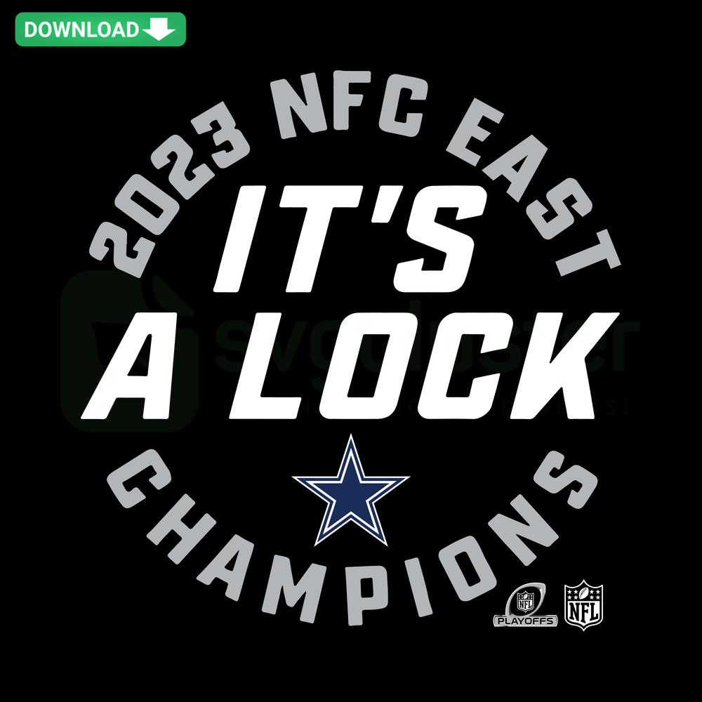 Dallas Cowboys NFC East Champions custom shirt design crafted with SVG