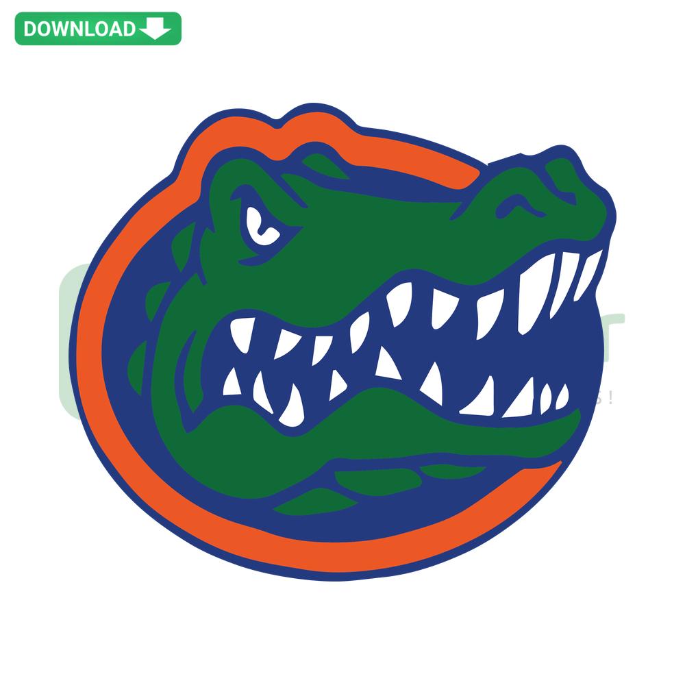 Florida Gator Head SVG, editable vector design, digital download. Perfect for custom apparel, crafts, DIY projects. Instant download.