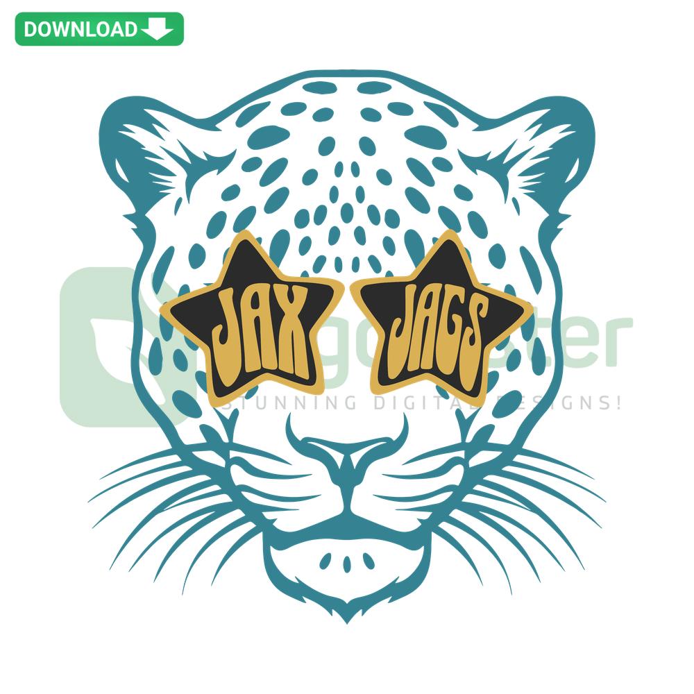 Retro Jacksonville Jaguars Football SVG with vintage team logo, teal and gold colors, perfect for custom SVG files and digital downloads.