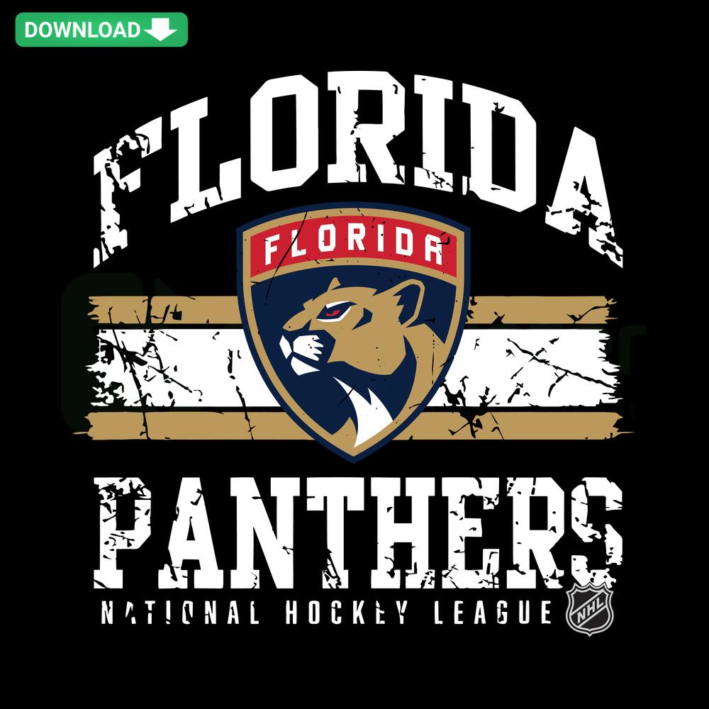 Florida Panthers NHL SVG Design Files, Instant Download; includes team logo and graphical elements for sports enthusiasts.