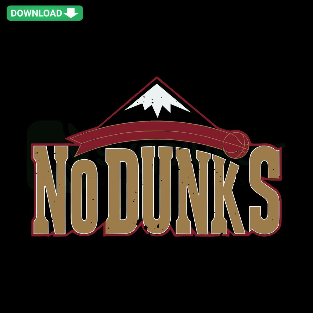 Denver Nuggets NBA SVG Digital Download Design featuring team colors and logo, ideal for designers seeking instant file access.
