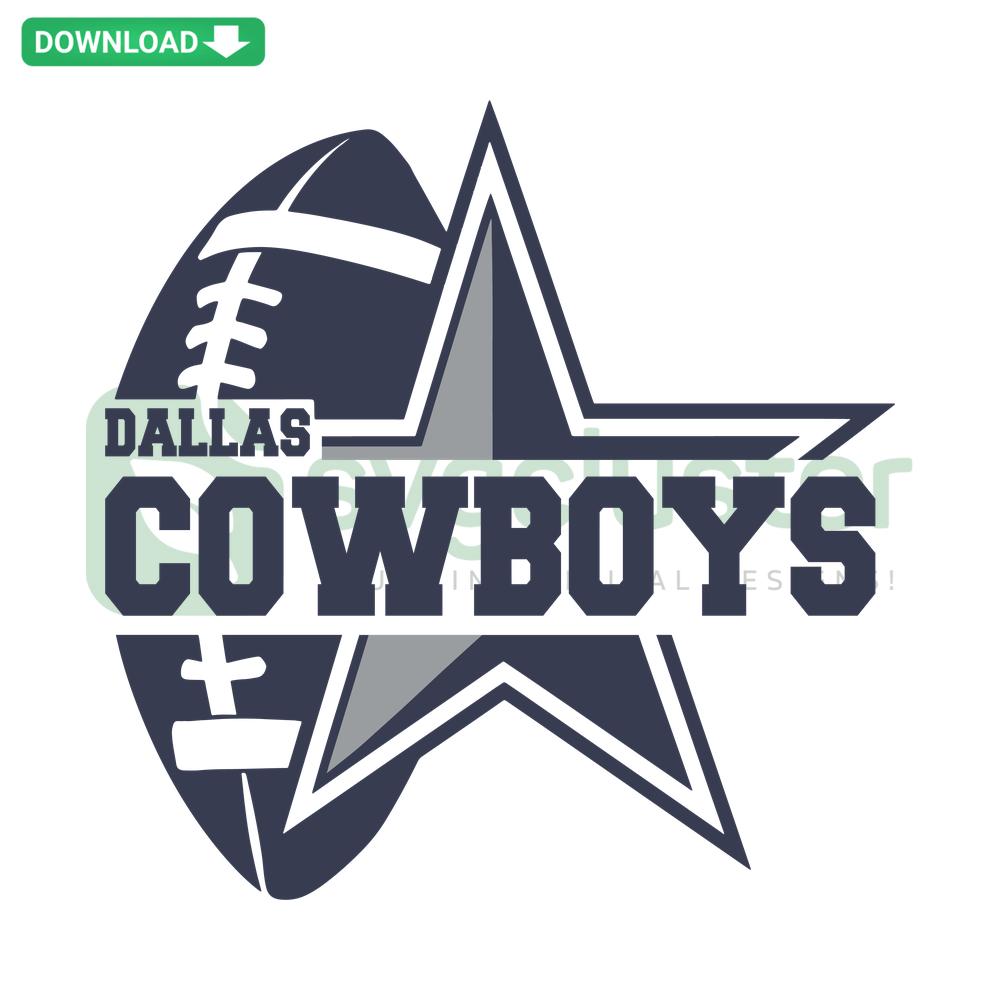 Dallas Cowboys Stars Football SVG, Editable for Cricut, Blue Star Design, Instant PDF/PNG Download, NFL Sports Crafts Digital File