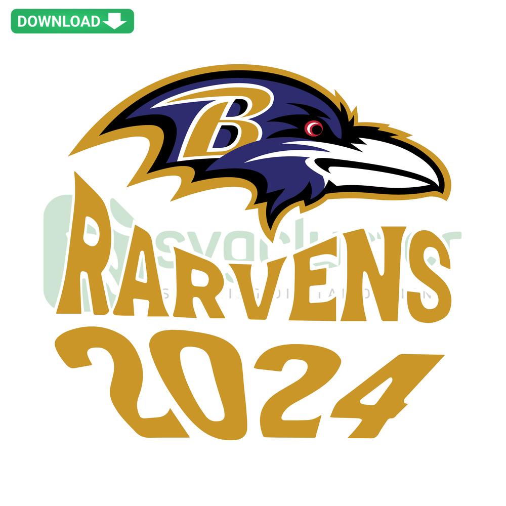 Baltimore Ravens 2024 SVG, Cricut, Vector Graphics, Team Logo Design, NFL Football, Digital Download, Craft Cutting File