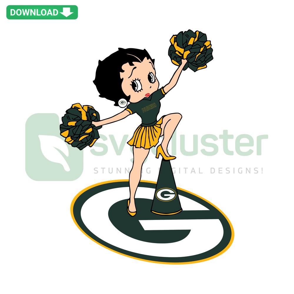 Green Bay Packers Fangirl SVG design for Wall Art, featuring team colors and logo accents, perfect digital download for fans.