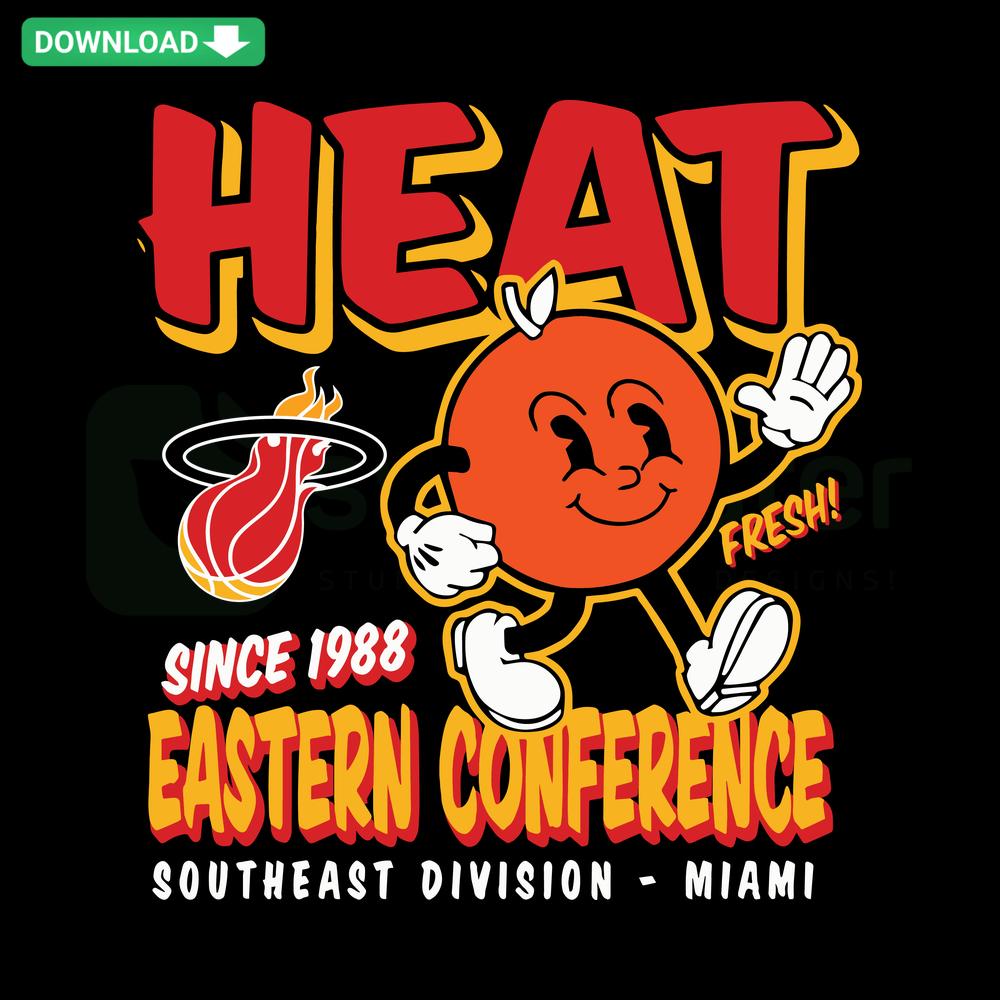 Miami Heat Fresh Vintage Basketball SVG, digital download, SVG cut files, vintage-themed Miami Heat basketball design.