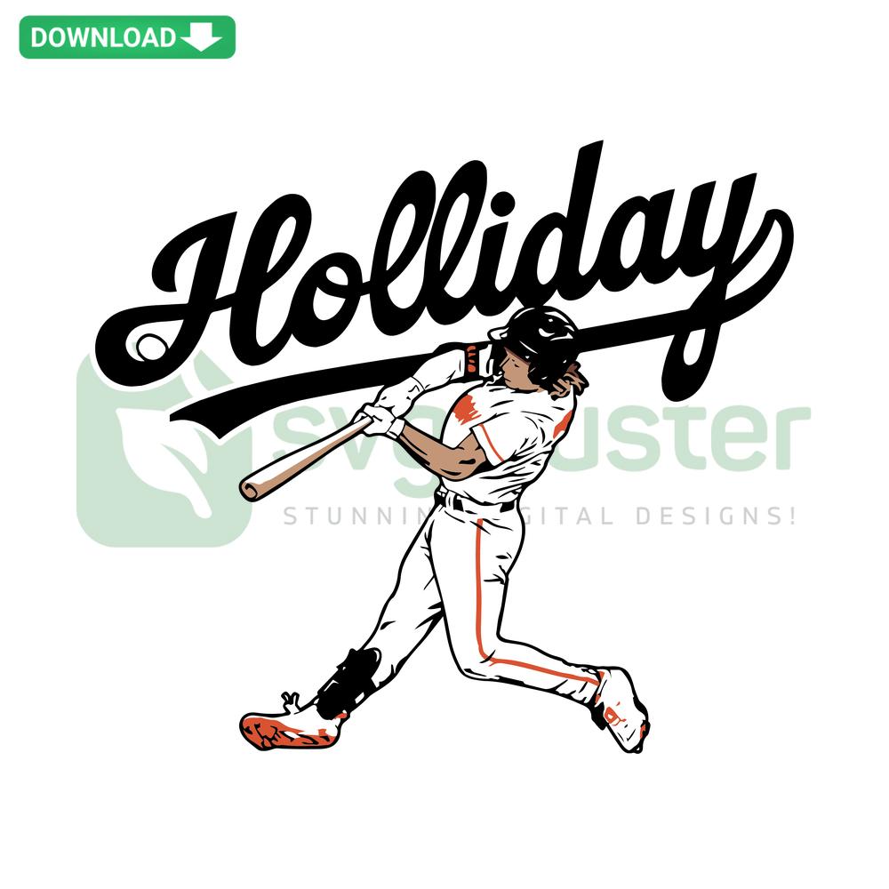 Jackson Holliday Slugger Swing SVG, Baltimore Orioles themed SVG, high-quality vector design for sports fans.