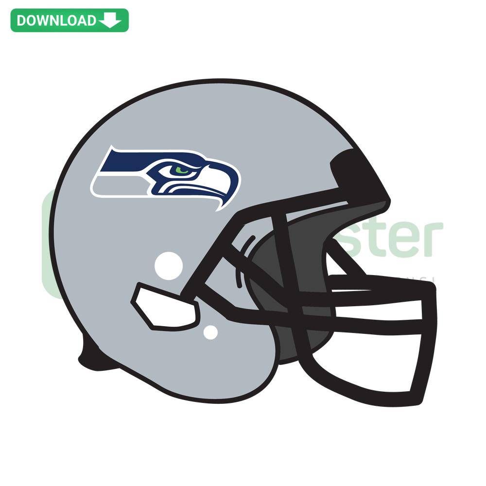 Seattle Seahawks Helmet SVG, Cricut-Ready Digital Download, NFL Team Logo, Craft Cut File, Helmet Outline, Instant Download