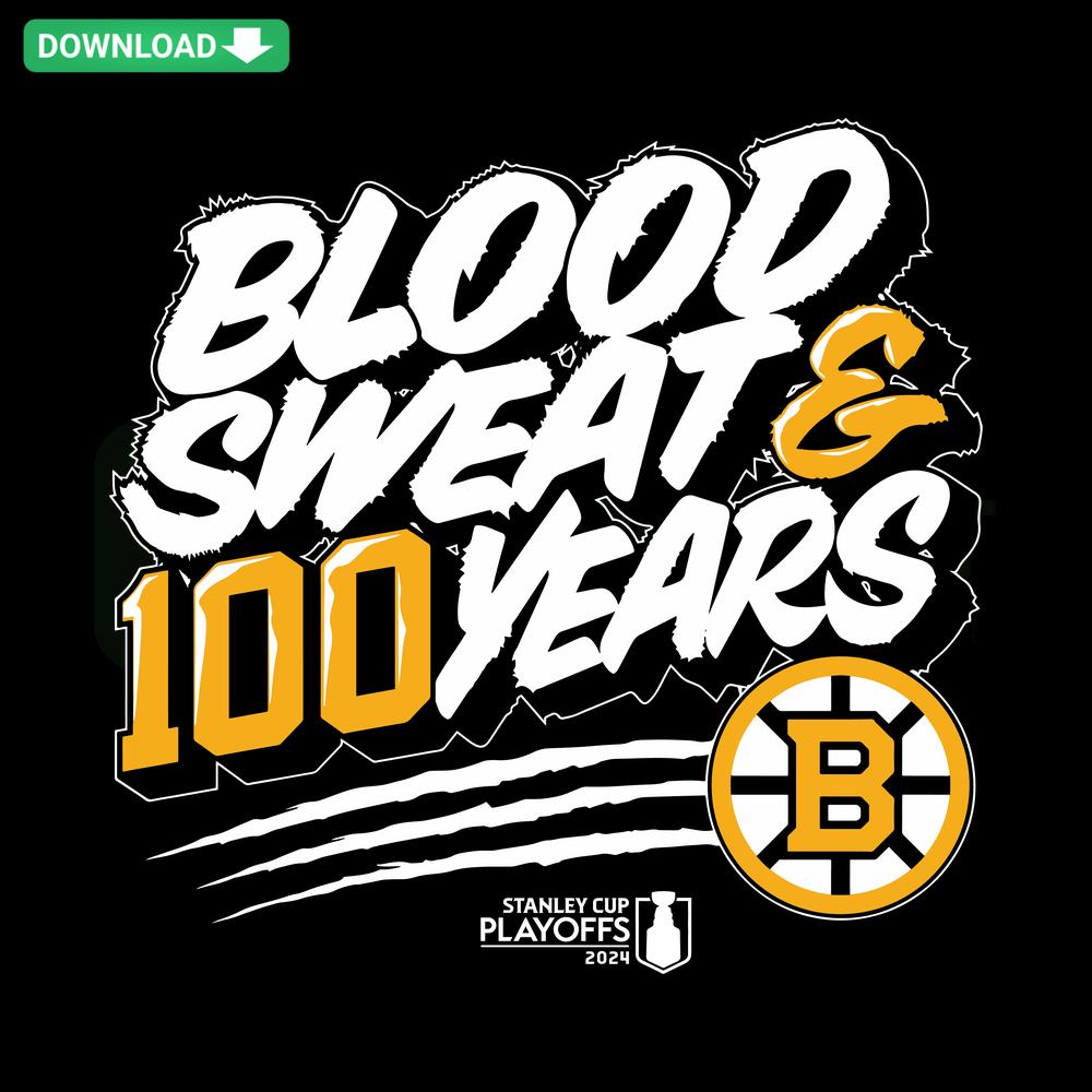 Boston Bruins 2024 Stanley Cup Playoffs SVG design, perfect for Cricut crafts, featuring team logo and playoff graphics in SVG format.