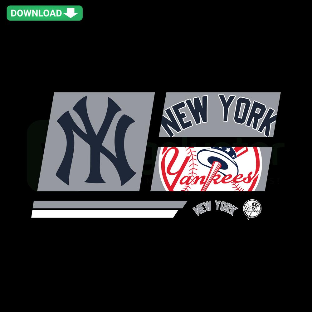 New York Yankees Player SVG, MLB Team SVG Cut Files, Silhouette Design, Baseball, Digital Download, Yankees Fan Art