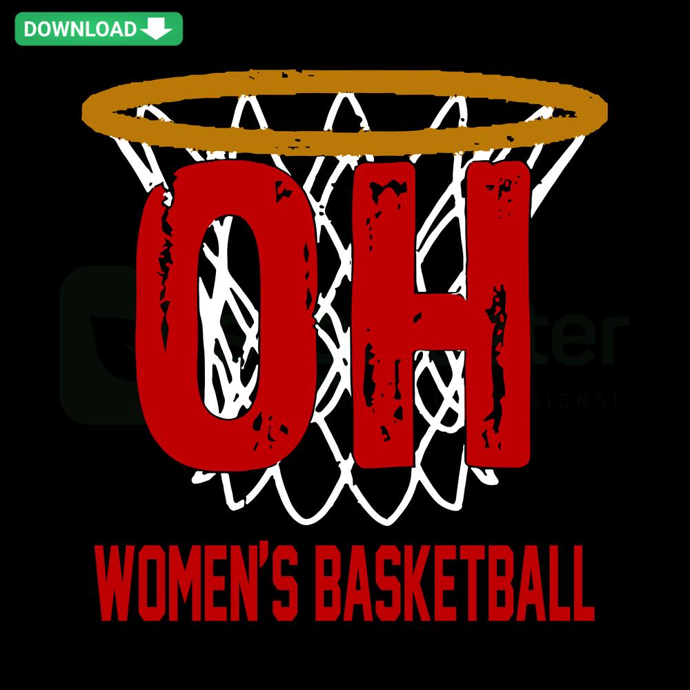 Ohio Buckeyes Womens Basketball SVG, NCAA Logo, Printable Design, SVG Download, College Sports, Instant Digital File, Buckeyes Team
