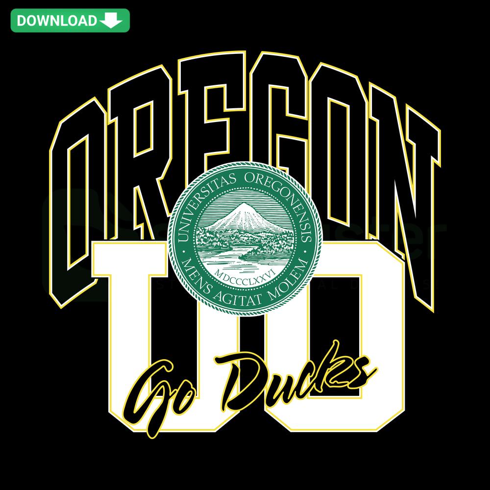 Vintage 90s Oregon Football Go Duck NCAA SVG Design, Green Yellow Ducks Helmet, SVG Crafting, Retro College Sports Graphic