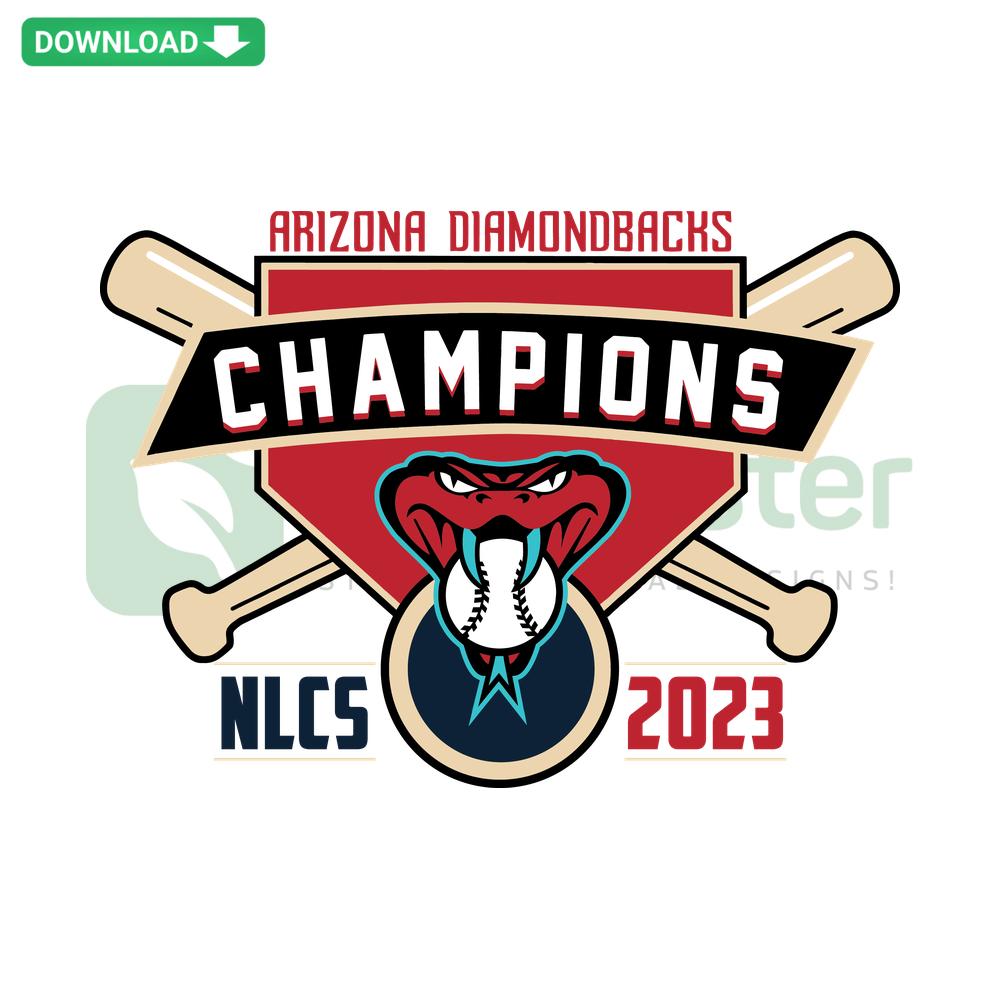 Arizona Diamondbacks Champions SVG design, digital download for designers, perfect for team spirit projects and sports-themed crafts.