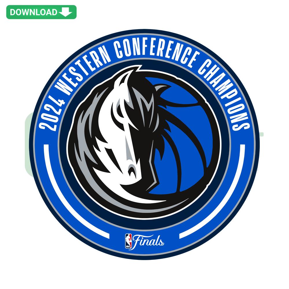 Round 2024 Western Conference Champions Wavs SVG Design - Printable Craft SVG for DIY and crafting projects