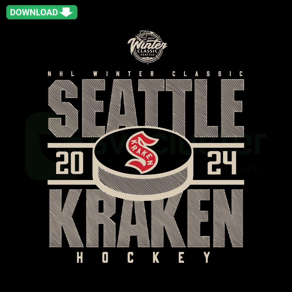 Seattle Kraken NHL Winter Hockey SVG, stylish logo design, instant download, ideal for digital crafting, unique sports graphic.