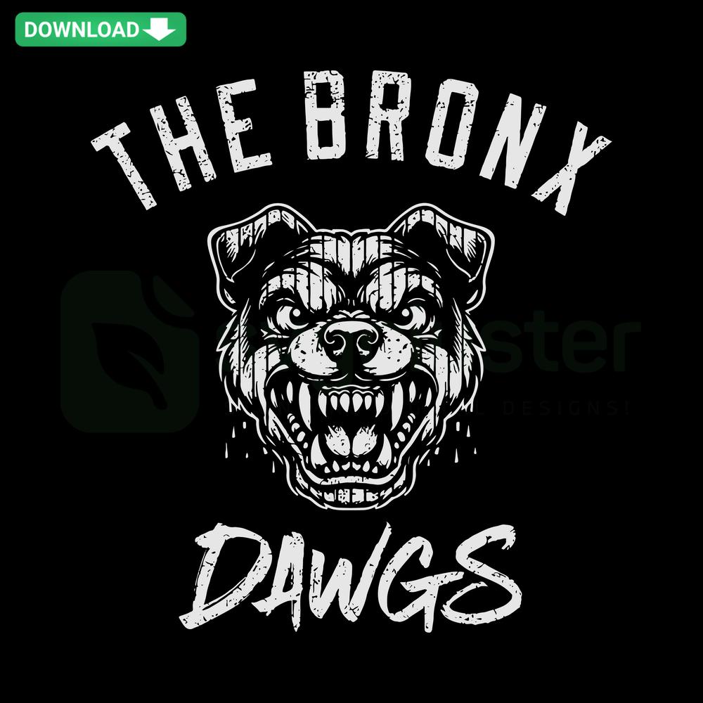 Bronx Dawgs Yankees Baseball SVG, Instant Download, Designers' File, New York Team Logo, Creative Digital Art