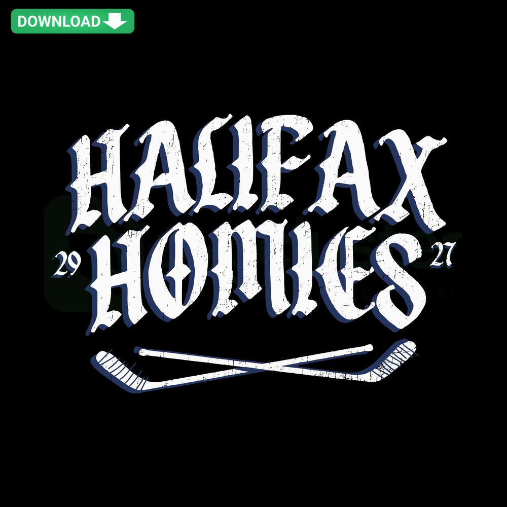 Halifax Homies Colorado Avalanche NHL SVG, vibrant hockey logo with bold colors and clean cut lines, perfect for crafting.