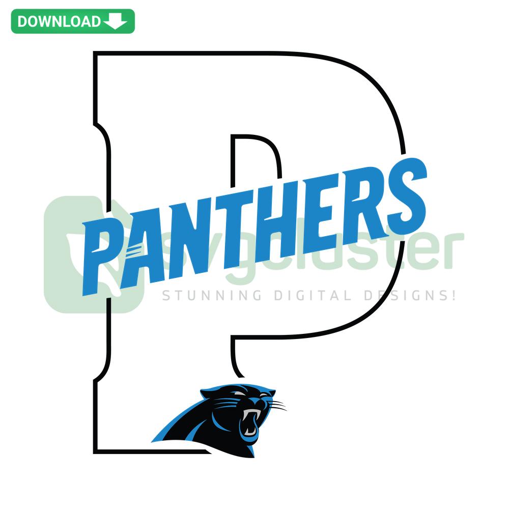 Carolina Panthers SVG Cut Files: Logo Design, Digital Download for Cricut, Silhouette, NFL Sports, Craft Projects.