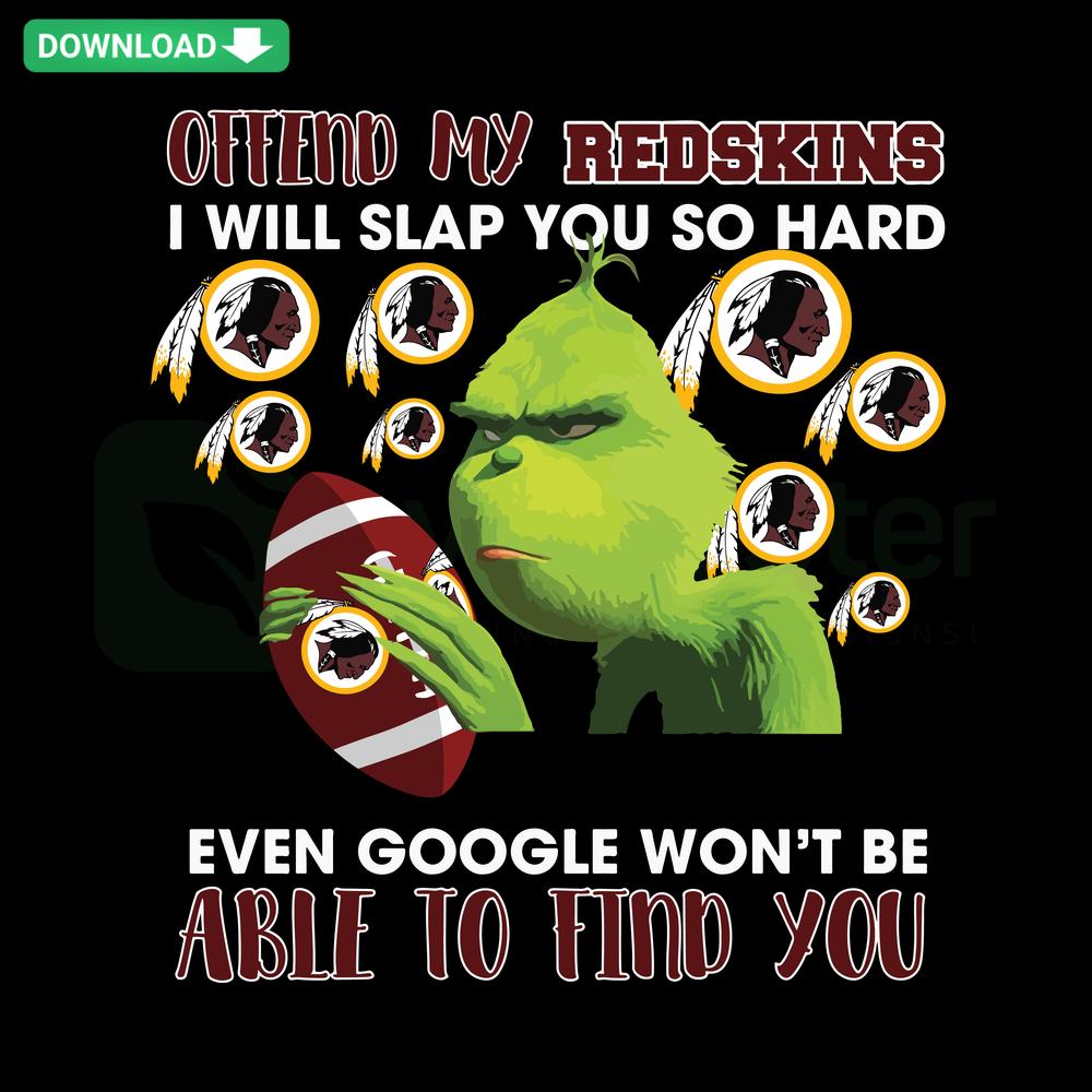 Offend My Washington I Will Slap You So Hard SVG, bold text design graphic, instant download, humorous digital print