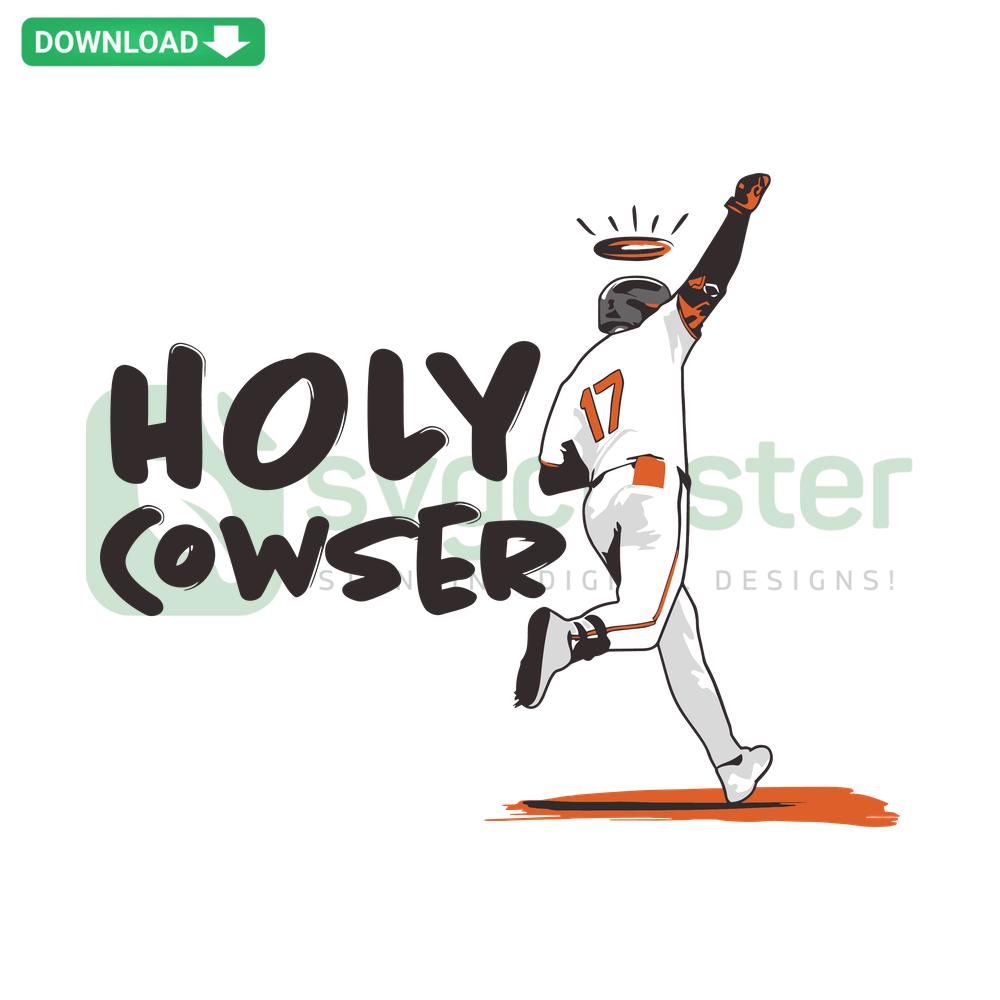 Baltimore Orioles SVG design, Holy Cowser theme, instant digital download for designers, creative sports vector art.