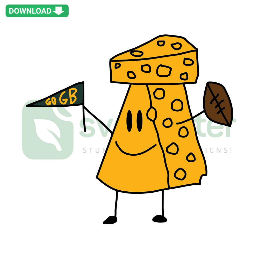 Green Bay Cheesehead Go Green Bay Packers SVG Digital Download, Instant Digital Download