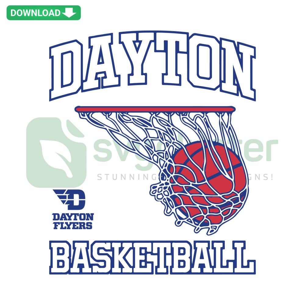University of Dayton Basketball NCAA SVG Design, Instant Digital Download for Designers, College Sports Logo Graphic