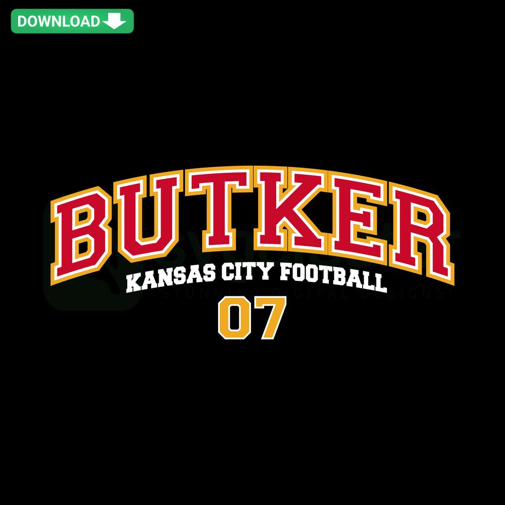 Harrison Butker Kansas City football SVG, digital download, printable, Mahomes jersey, fan SVG, KC Chiefs, NFL football design.