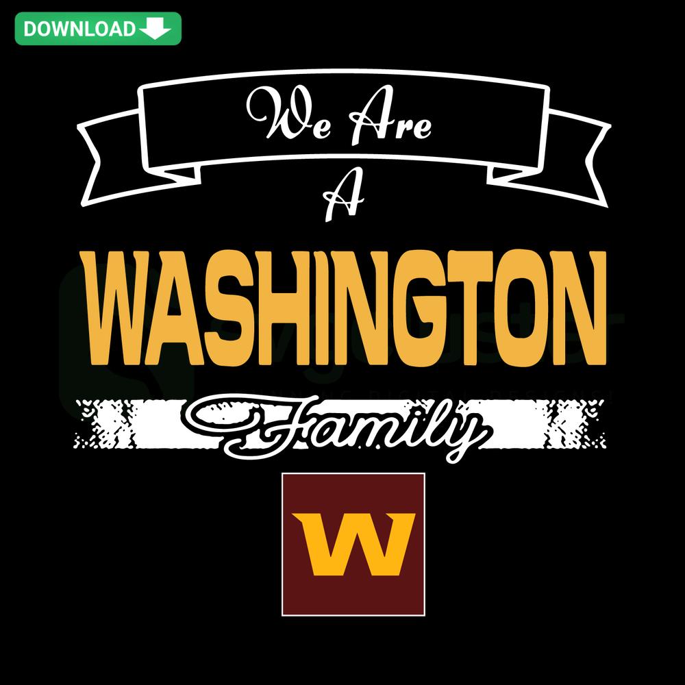 Washington Family SVG design download; bold typography with state outline; perfect for Cricut, Silhouette; digital crafting resource.