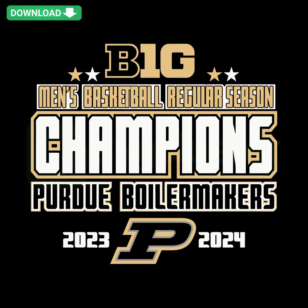 Retro Purdue Boilermakers Big Ten Champs SVG, vintage sports graphic, SVGCluster digital design asset, fan memorabilia.