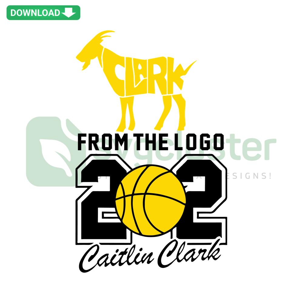 GOAT From The Logo 22 Clark SVG, Editable SVG for Cricut, sports-inspired design, perfect for craft projects and apparel.