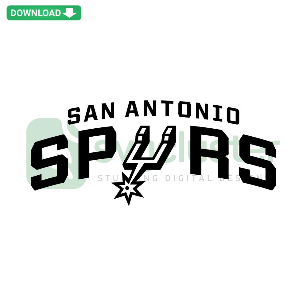 San Antonio Spurs Basketball Team Logo SVG, Premium Design, Ideal for Sports Designers, High-Quality SVG File