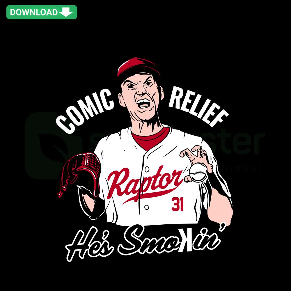 Brent Suter Comic Relief Raptor SVG, Cincinnati Reds MLB, Instant Download, Designers' Graphic File, Fun Baseball Design