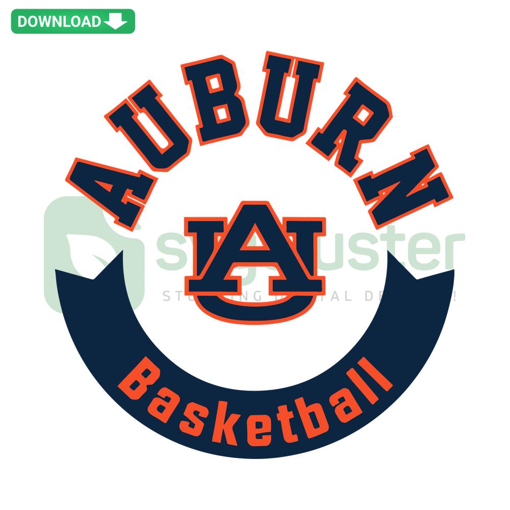 Vintage Auburn NCAA Basketball SVG Design, Digital Download, Retro Style, Instant Download, Collegiate Sports Graphic, Auburn Tigers.