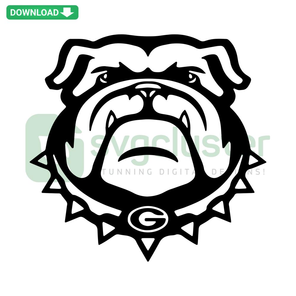 Georgia Bulldogs NCAA SVG Cricut Digital Download of iconic red G logo for crafts, perfect for Cricut projects and printables.