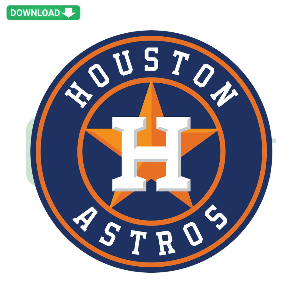 Houston Astros Logo Vector SVG Design, Digital Download: High-quality, scalable graphic for sports fans and creative projects.