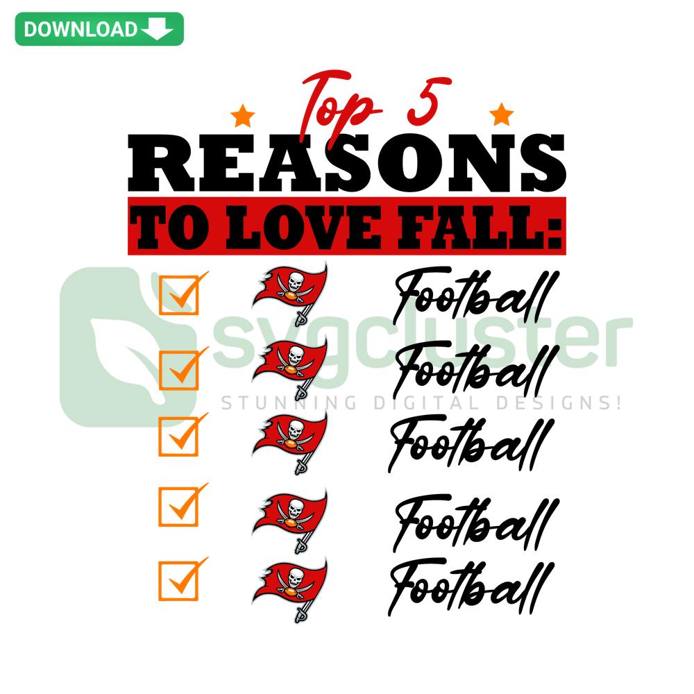 Top 5 Reasons To Love Fall Tampa Bay Buccaneers SVG Design, Instant File Download for Designers, Football-themed Vector Art
