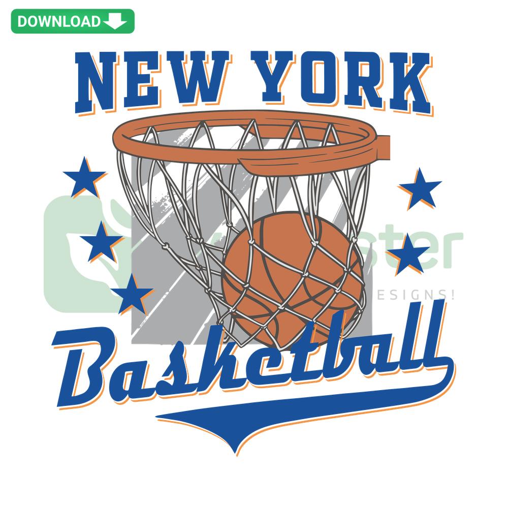 New York Knicks Basketball SVG Design - NBA Digital Download, Printable Craft SVG, Perfect for Fans & DIY Projects