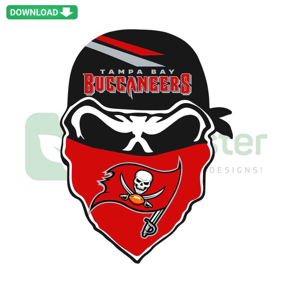 Tampa Bay Buccaneers Skull SVG, Premium Cricut Design, High-Quality Digital Download, Sports Logo Crafting Graphic