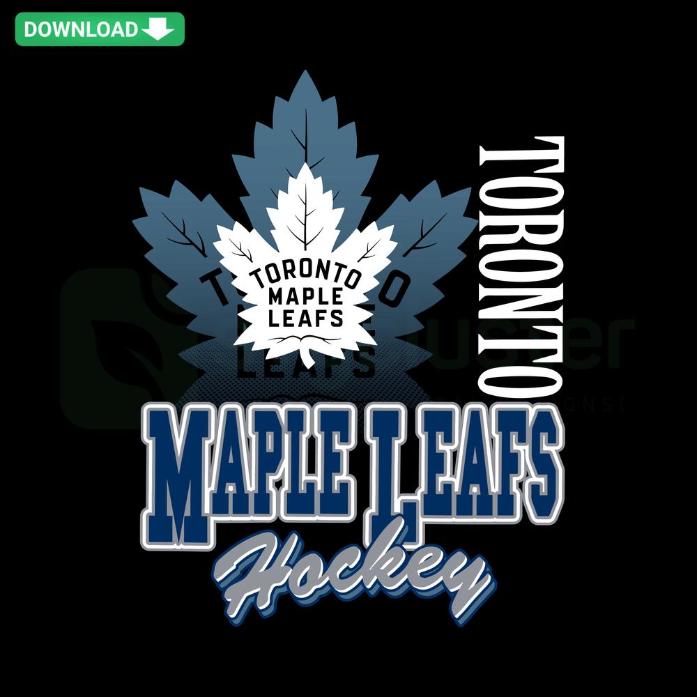 Toronto Maple Leafs NHL SVG, vintage style, blue and white logo collection for crafts, digital projects, and merchandise.