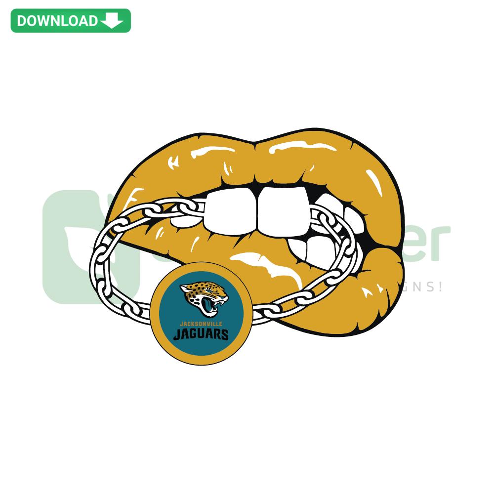 Jacksonville Jaguars Football Team SVG Design, Editable SVG Files with Team Logo and Colors, Perfect for DIY Crafts and Merchandise.