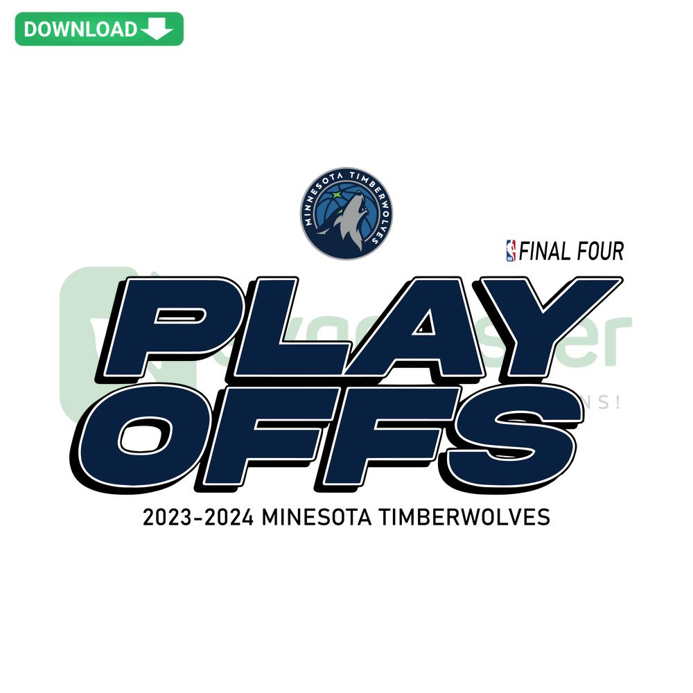 Minnesota Timberwolves 2024 Playoffs Basketball SVG, bold wolf logo, commercial SVG files, sports design, fan graphic.