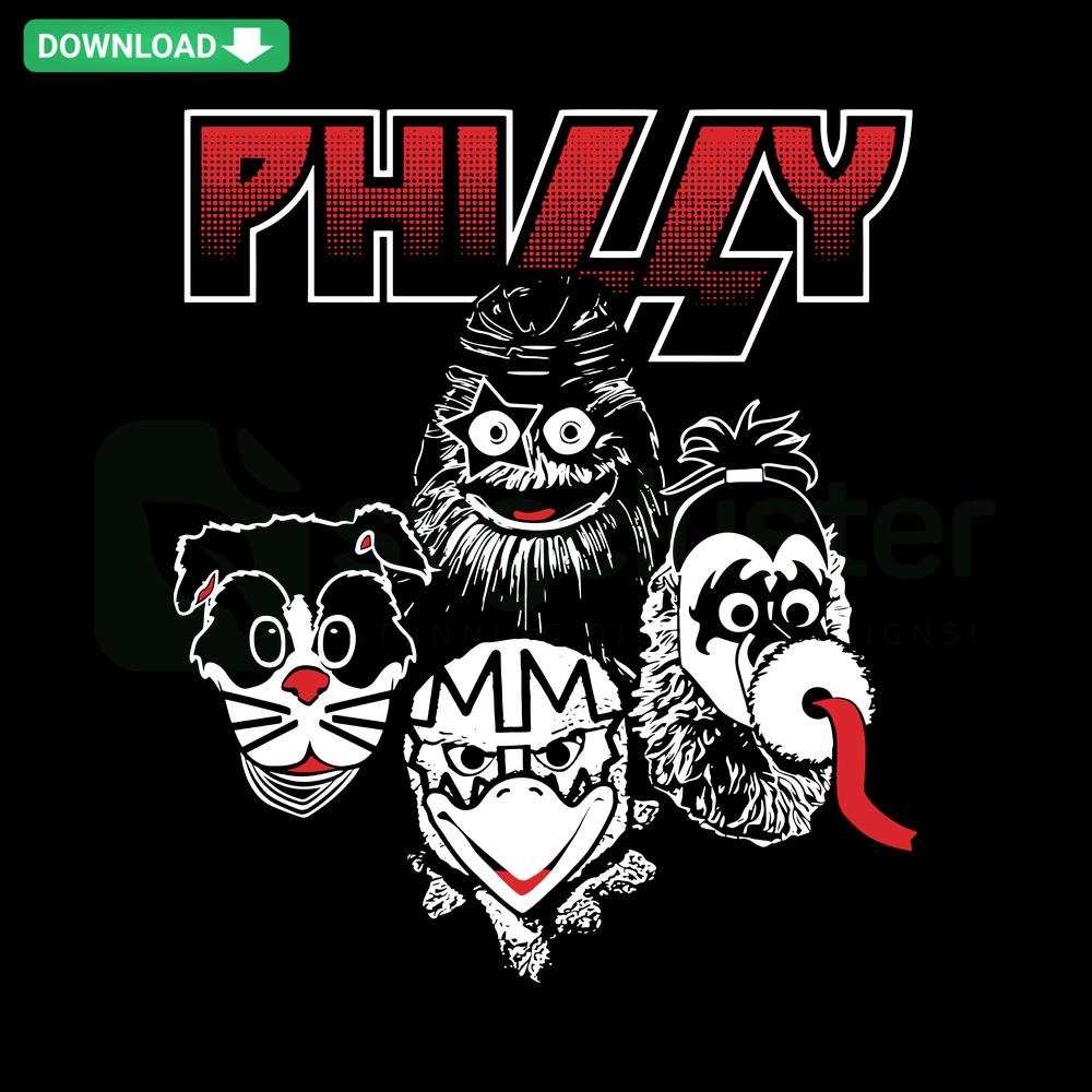 Philly Mascot Sport Teams SVG, Editable SVG for Cricut, Digital Download, Philadelphia Sports Logos, DIY Craft Template