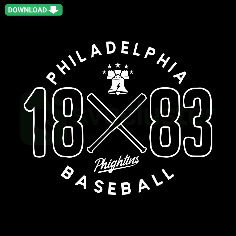Philly Baseball Team SVG Cricut Design – Printable Sports Logo Art, Digital Download for Crafts, Scrapbooking, T-Shirts