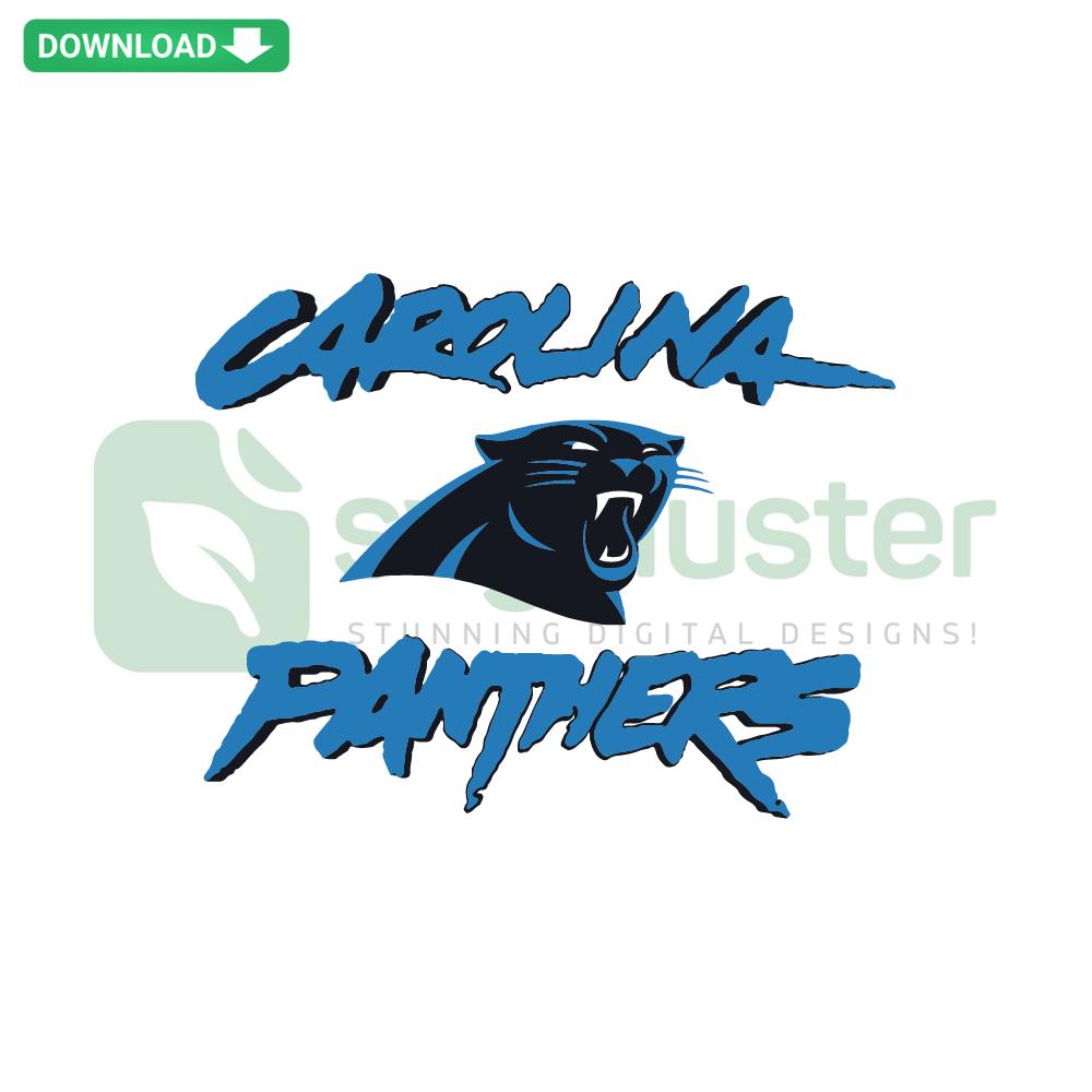 Carolina Panthers SVG, Editable Digital Download: NFL Team Logo Vector, High-Quality Cutting Files for Crafts, Sports Design